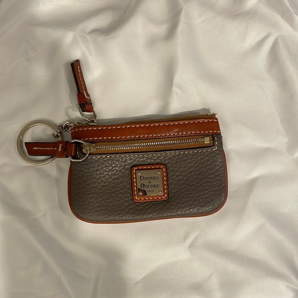 Rooney & Bourke Pebble Grain Small Coin Case